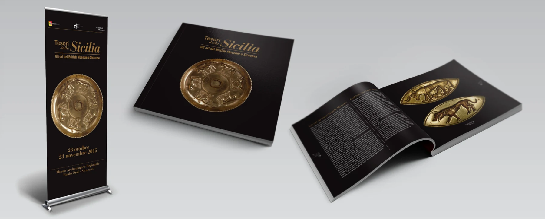 Grafica e allestimenti — portfolio Fine Art Produzioni